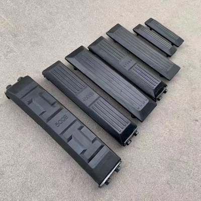 Peças de carroça de escavadeira de tipo móvel de cadeia de rolagem de borracha