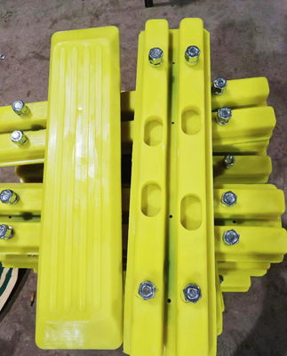 Peças de carroça de escavadeira de tipo móvel de cadeia de rolagem de borracha