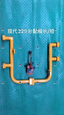 Hyundai R225 Excavator Boom Pipe Oil Inlet Pipe Iron Pipe Para Lojas de Materiais de Construção