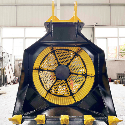 5 - 40 toneladas Excavador Sieve Balde Balde de triagem rotativo Com 800-1400 mm de diâmetro do tambor