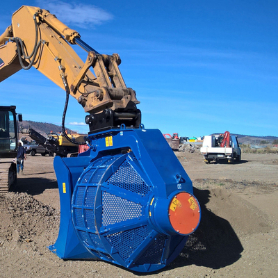 5 - 40 toneladas Excavador Sieve Balde Balde de triagem rotativo Com 800-1400 mm de diâmetro do tambor