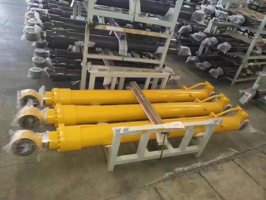 Excavadoras de metal Komatsu cilindros hidráulicos para construção de edifícios de engenharia