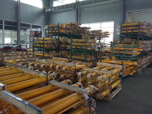 Excavadoras de metal Komatsu cilindros hidráulicos para construção de edifícios de engenharia
