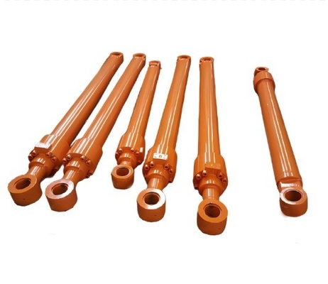 cilindro de óleo hidráulico de dupla / única ação para o porta-bolas de braço da escavadeira Hitachi