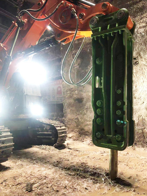 400 kg Excavadora de caixote de lado superior tipo martelo de rocha quebra-cabeças hidráulicas para trabalhos de demolição