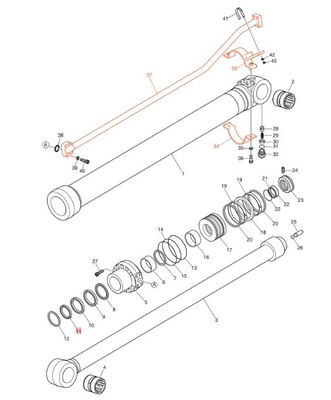 Distribuidor de sistemas hidráulicos para DX190-3B DX200-3B