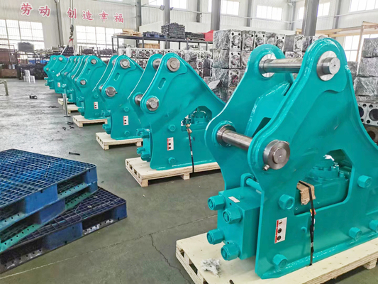 Excavadora hidráulica martelo 140 mm quebra-pedras cinzel para máquinas de construção