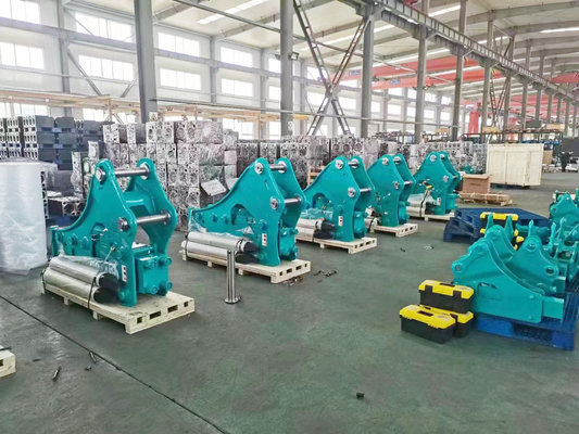 Excavadora hidráulica martelo 140 mm quebra-pedras cinzel para máquinas de construção