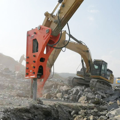 Tiejia 400 kg escavadeira quebra-pedras martelo hidráulico de alto impacto para construção