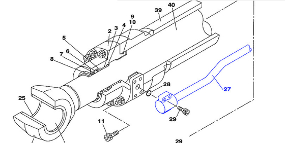 SUMITOMO 210-5A Peças sobressalentes de escavadeira LR014120 Tubo de cilindro hidráulico